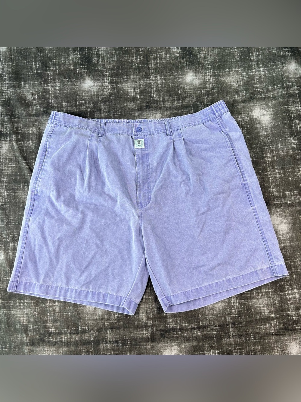 VTG 80s 90s Givenchy Shorts Mens 42(40x8) Lavender Active Relaxed Pleated Chinos